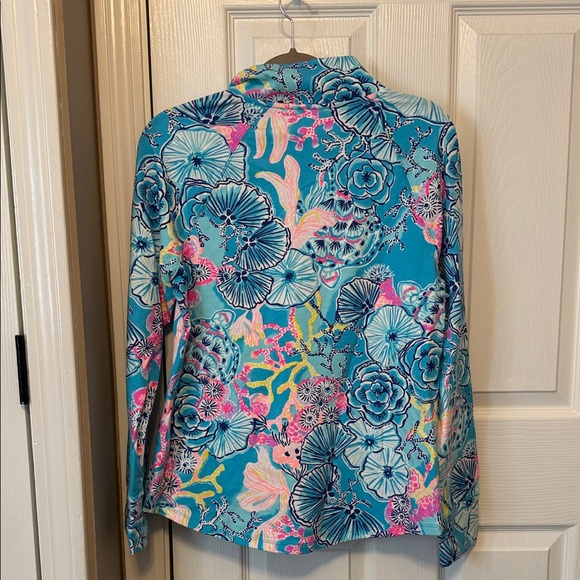 Lilly Pulitzer Women’s Floral Popover - Picture 2 of 2